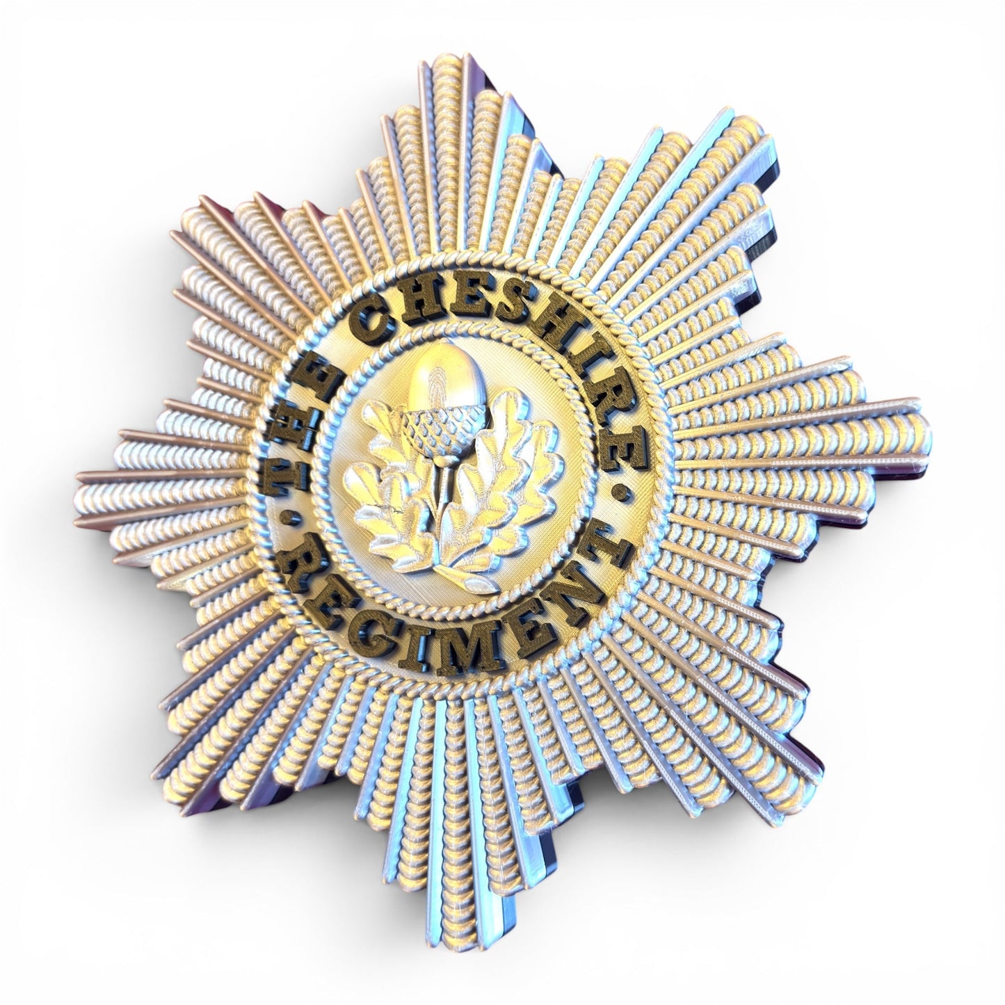 Cheshire Regiment 3D Printed Cap Badge | Official MOD-Licensed Gift