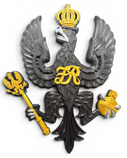 King's Royal Hussars 3D Printed Cap Badge | Official MOD-Licensed Gift
