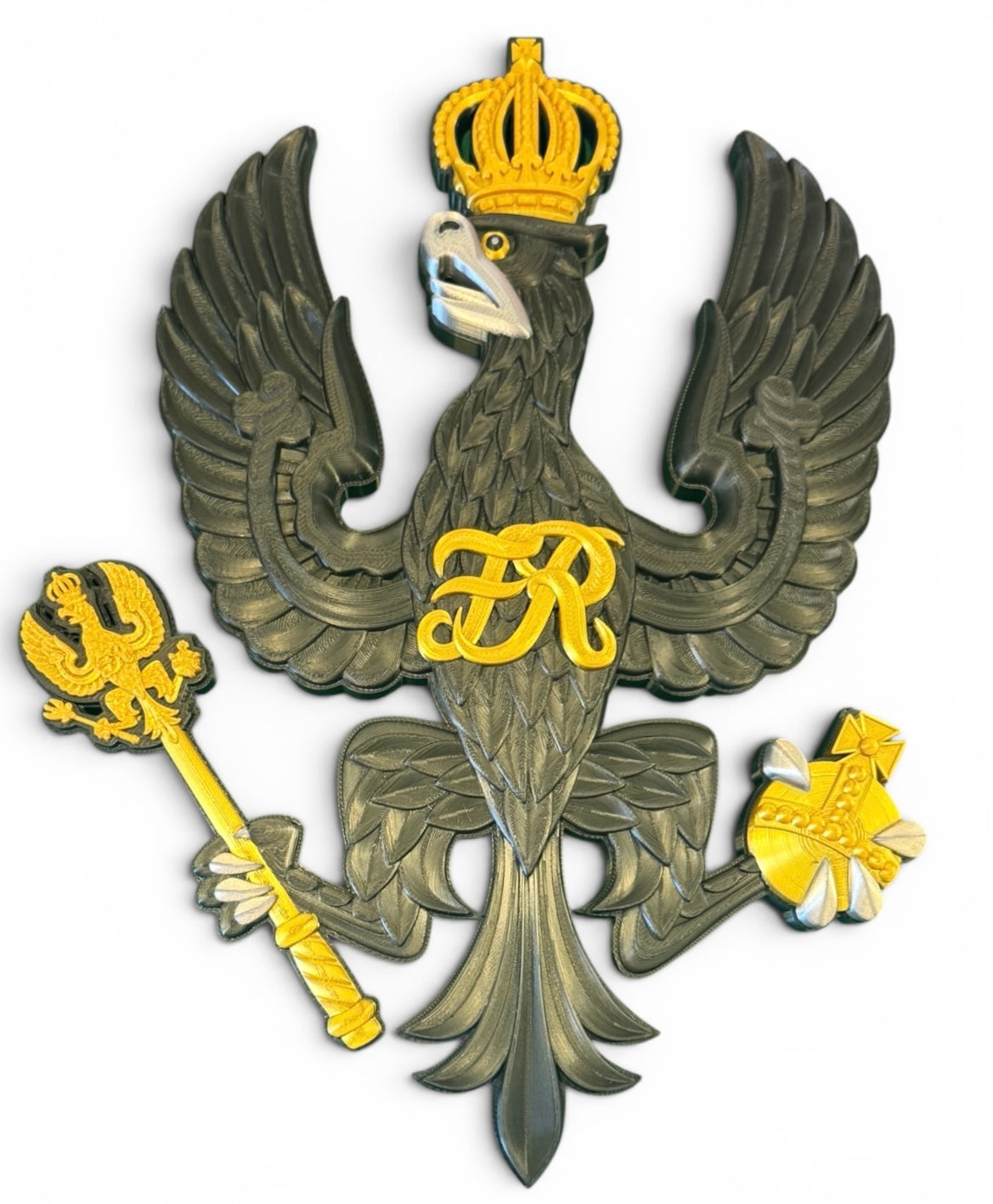 King's Royal Hussars 3D Printed Cap Badge | Official MOD-Licensed Gift