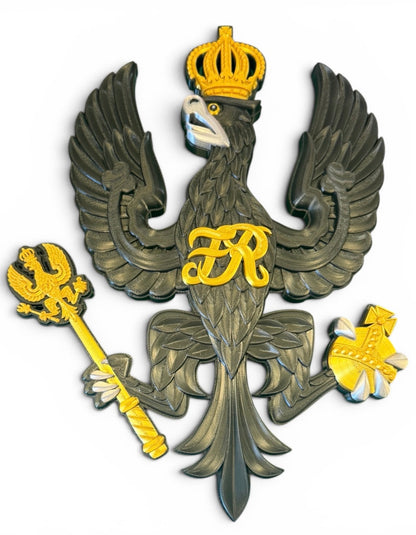 King's Royal Hussars 3D Printed Cap Badge | Official MOD-Licensed Gift