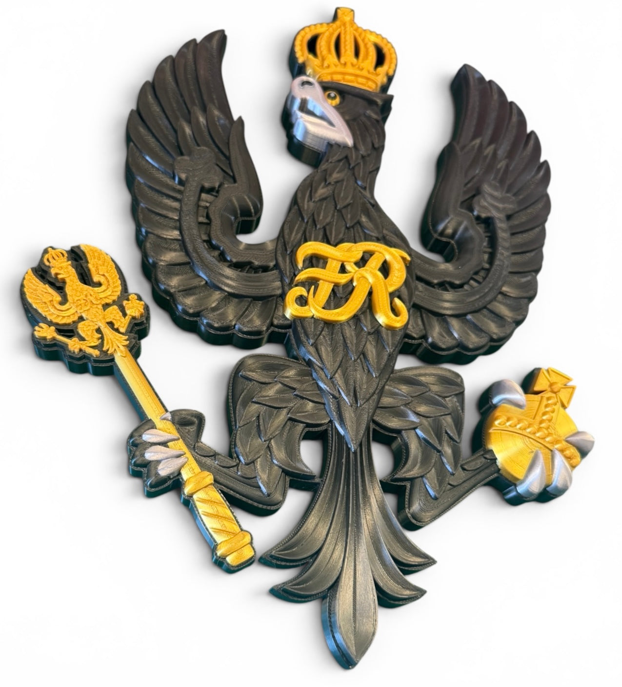 King's Royal Hussars 3D Printed Cap Badge | Official MOD-Licensed Gift