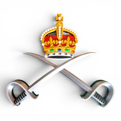 RAPTC King's Crown 3D Printed Cap Badge | Official MOD-Licensed Gift