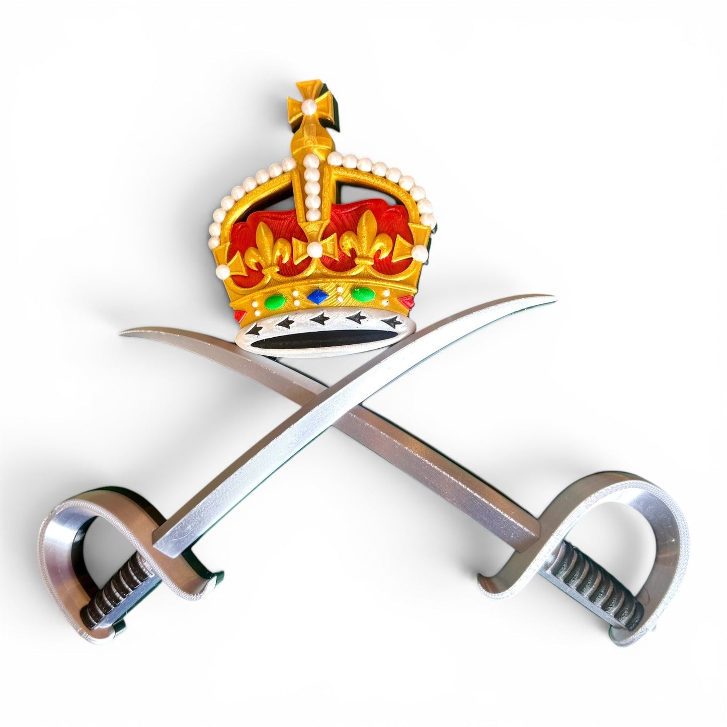 RAPTC King's Crown 3D Printed Cap Badge | Official MOD-Licensed Gift