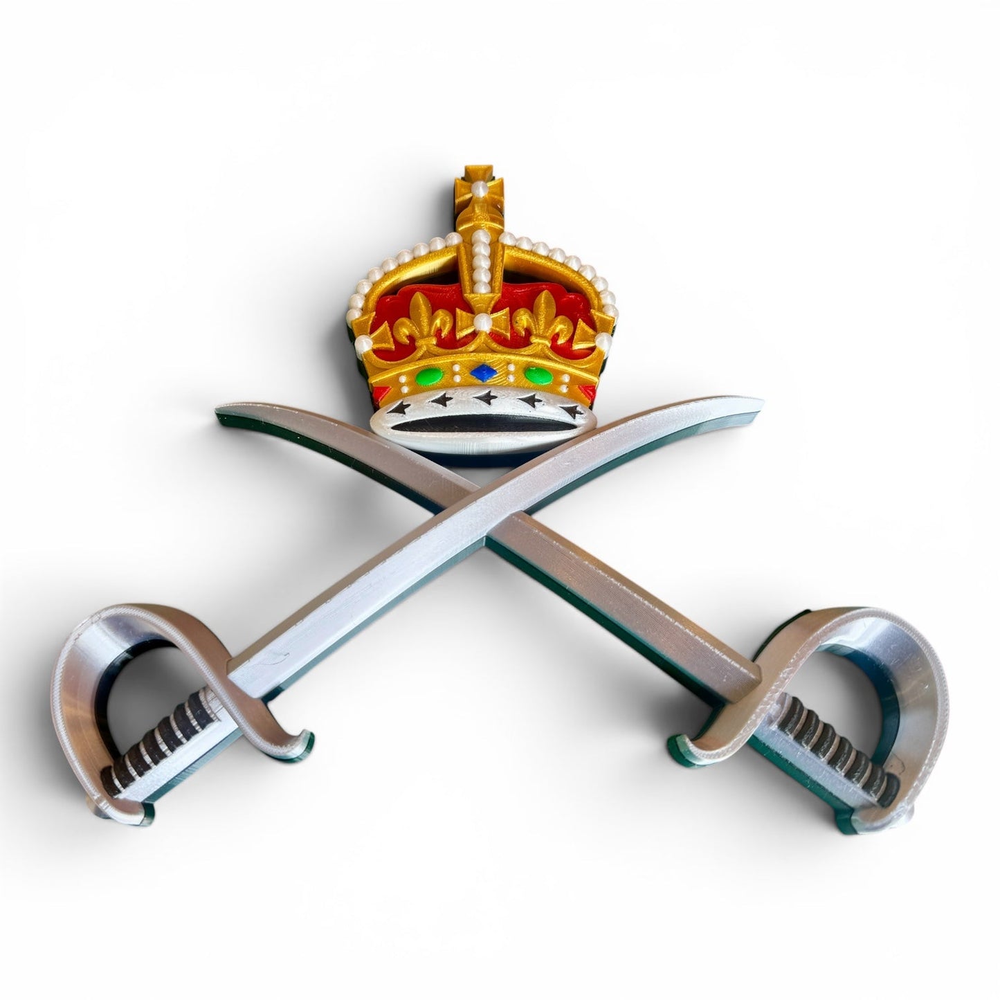 RAPTC King's Crown 3D Printed Cap Badge | Official MOD-Licensed Gift