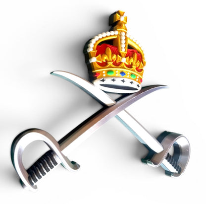 RAPTC King's Crown 3D Printed Cap Badge | Official MOD-Licensed Gift