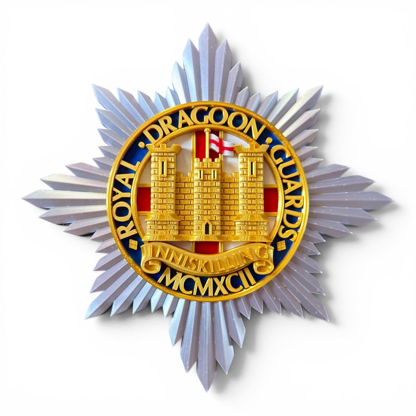 Royal Dragoon Guards 3D Printed Cap Badge | Official MOD-Licensed Gift