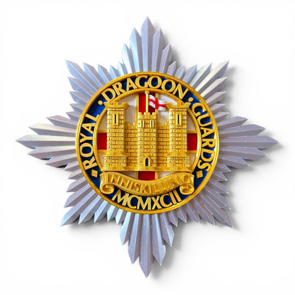 Royal Dragoon Guards 3D Printed Cap Badge | Official MOD-Licensed Gift