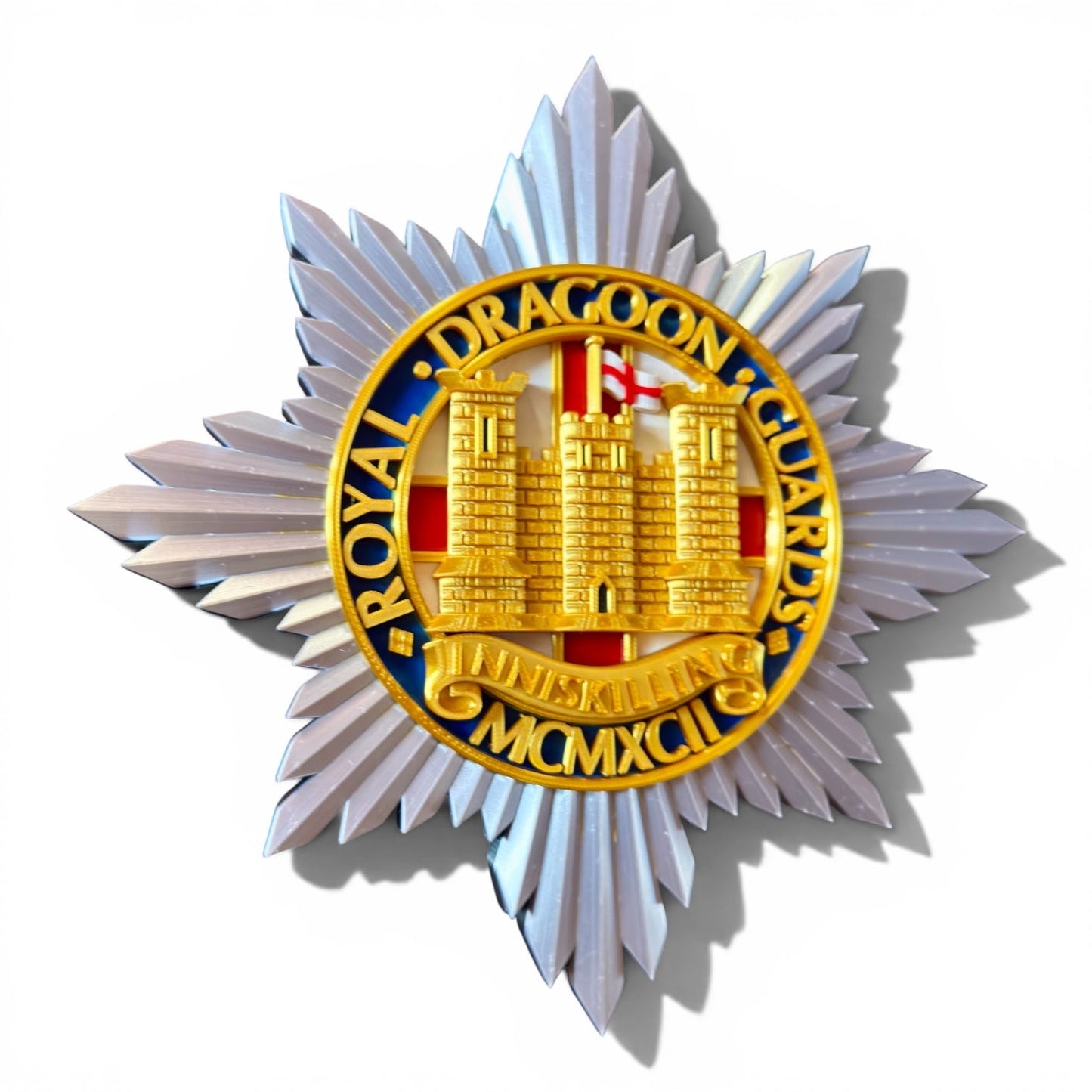 Royal Dragoon Guards 3D Printed Cap Badge | Official MOD-Licensed Gift