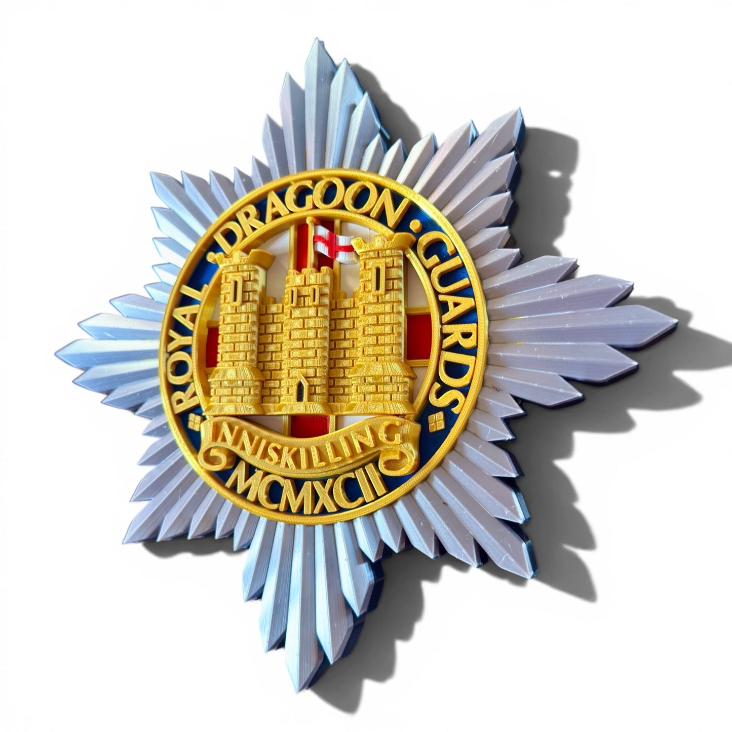 Royal Dragoon Guards 3D Printed Cap Badge | Official MOD-Licensed Gift