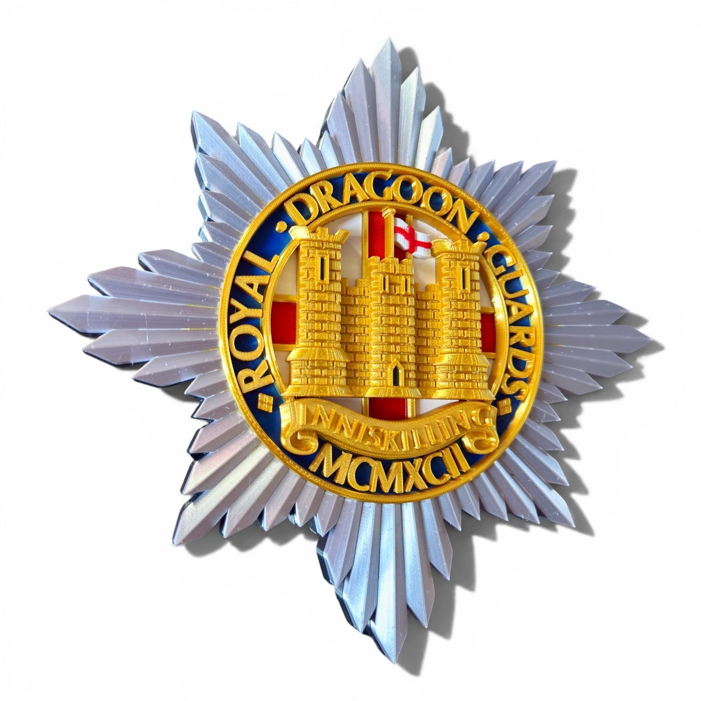 Royal Dragoon Guards 3D Printed Cap Badge | Official MOD-Licensed Gift