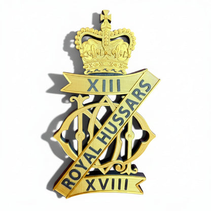 13th/18th Royal Hussars (Queen Mary's Own) Cap Badge | Officially Licensed