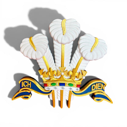 Royal Regiment of Wales 3D Printed Cap Badge | Full Colour | Official MOD-Licensed Gift