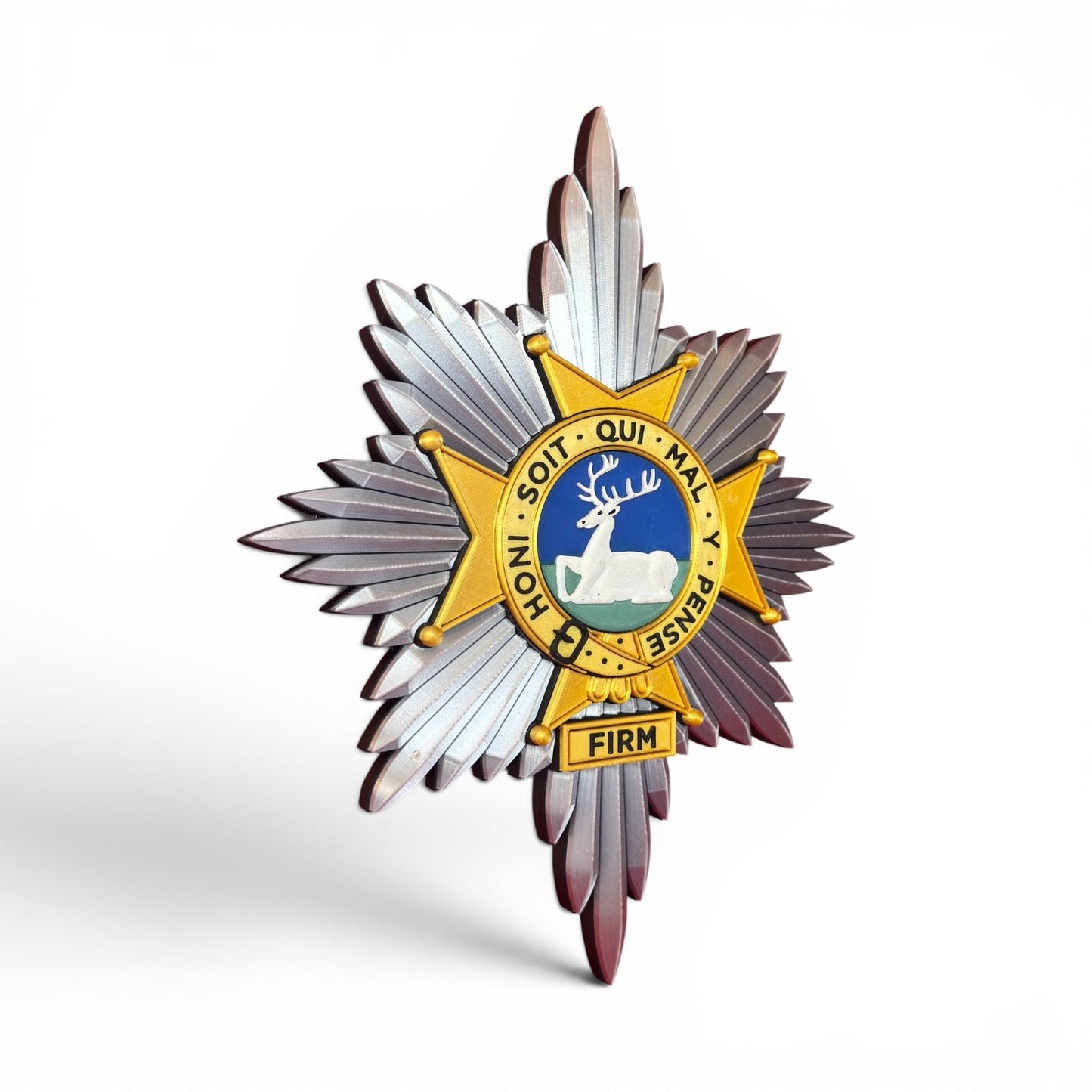 Worcestershire & Sherwood Foresters 3D Printed Cap Badge | Official MOD-Licensed Gift