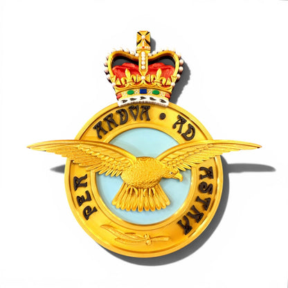 Royal Air Force Emblem Queen's Crown | Officially Licensed