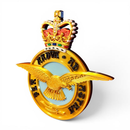 Royal Air Force Emblem Queen's Crown | Officially Licensed