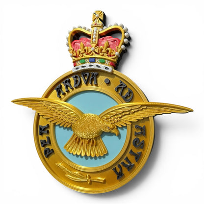 Royal Air Force Emblem Queen's Crown | Officially Licensed