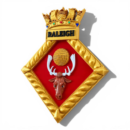 HMS Raleigh Royal Navy Crest | Officially Licensed