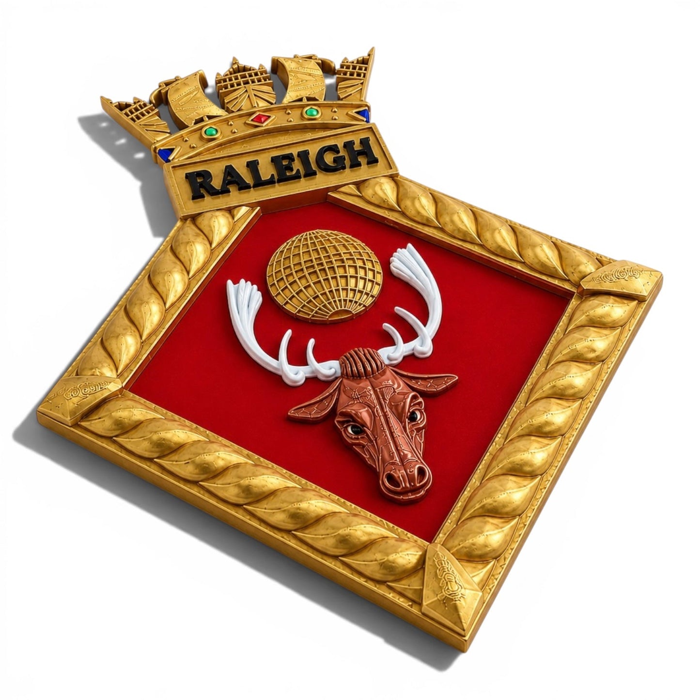 HMS Raleigh Royal Navy Crest | Officially Licensed