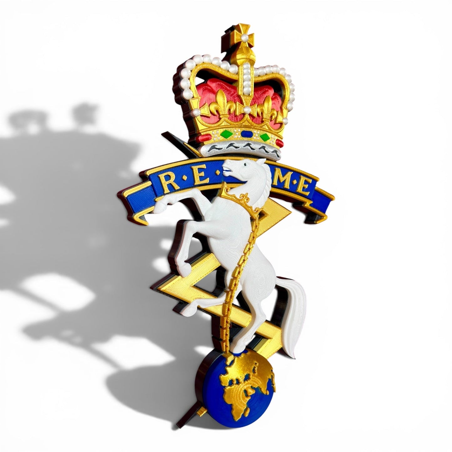 REME Queen's Crown Cap Badge | Officially Licensed
