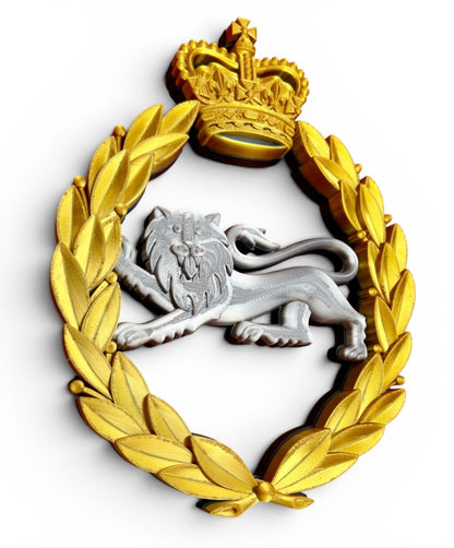 King's Own Royal Border Regiment Silver and Gold Cap Badge | Officially Licensed