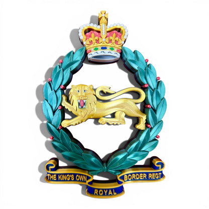 King's Own Royal Border Regiment Full Colour Cap Badge Crest | Officially Licensed