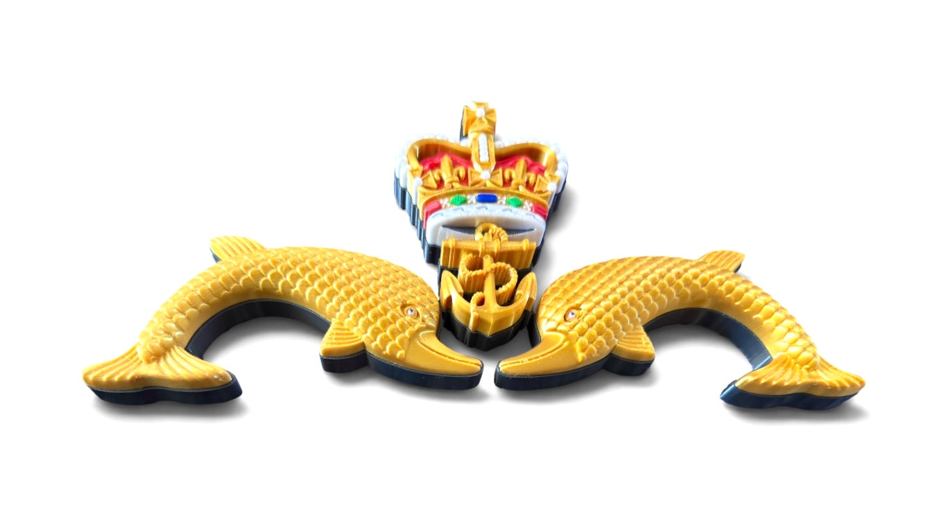 Royal Navy Submarine Service "Dolphins" | Queen's Crown | Officially Licensed