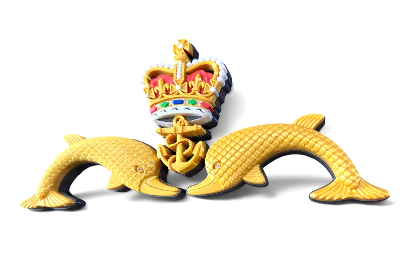 Royal Navy Submarine Service "Dolphins" | Queen's Crown | Officially Licensed
