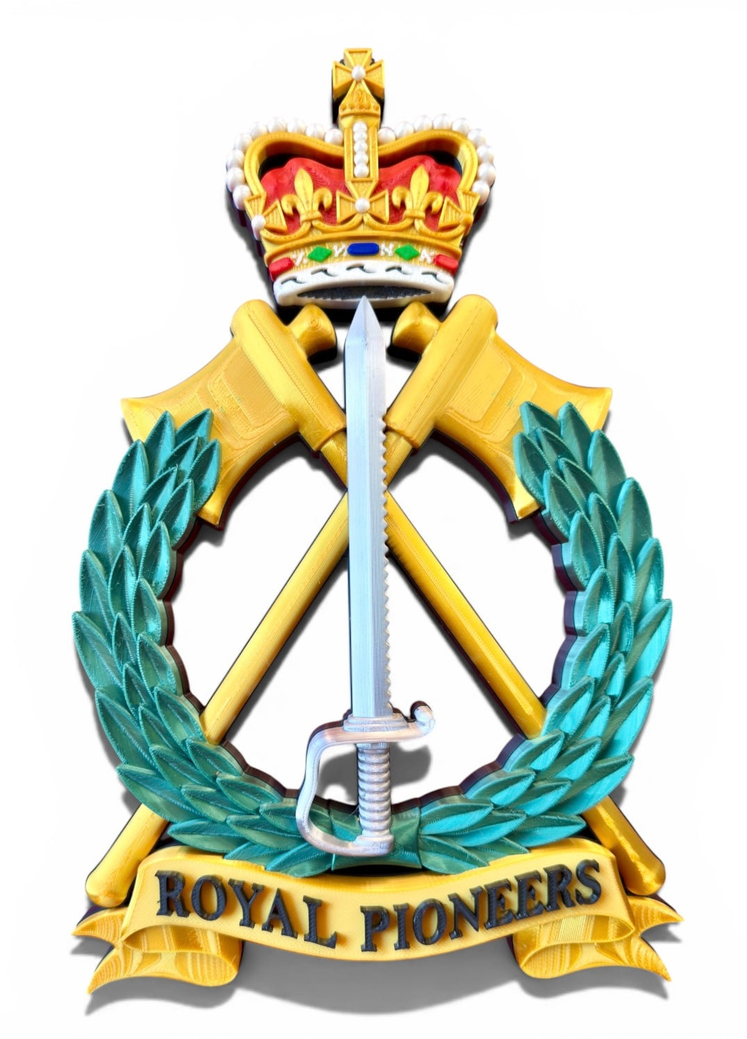 Royal Pioneers Full Colour Cap Badge Crest | Officially Licensed