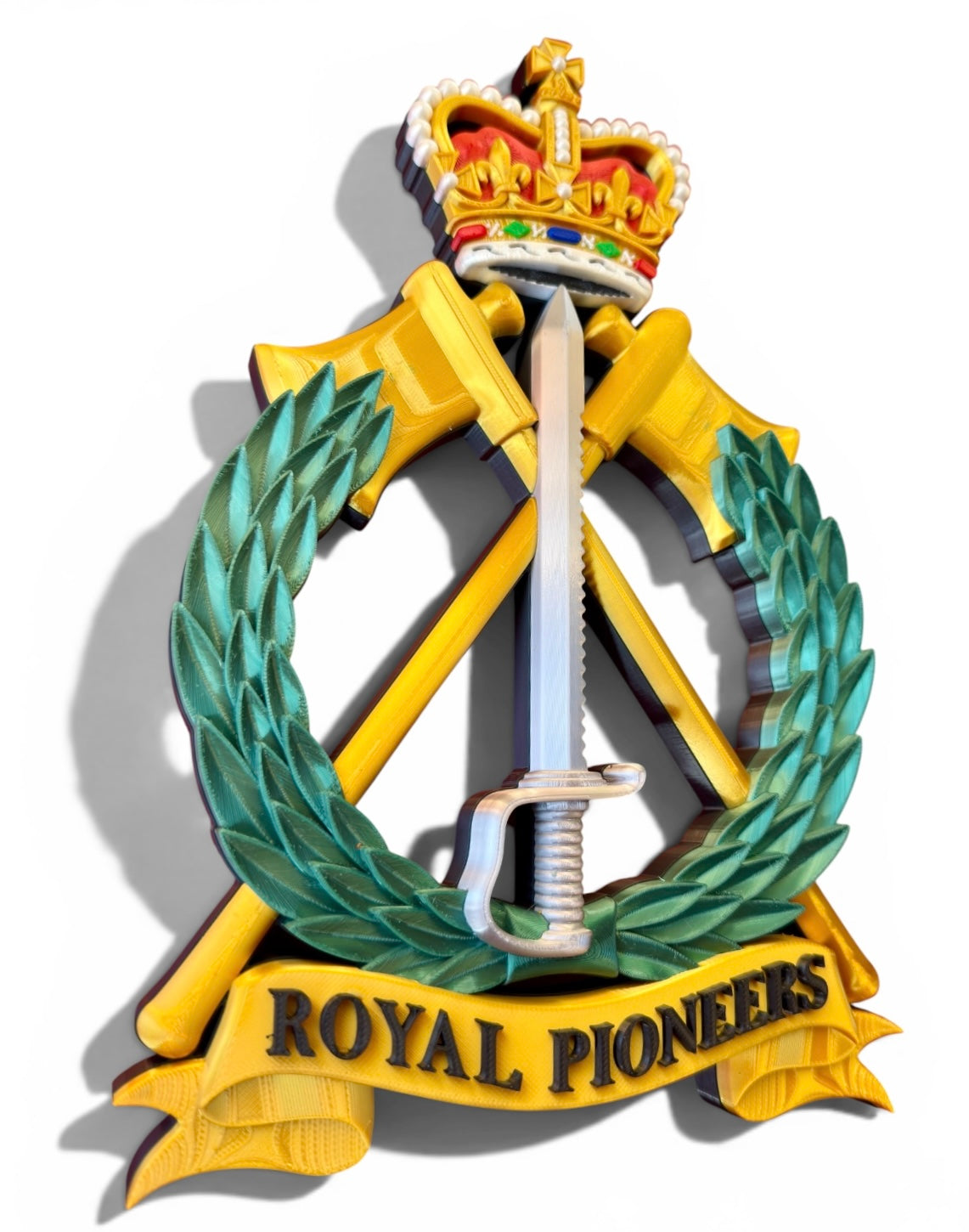Royal Pioneers Full Colour Cap Badge Crest | Officially Licensed