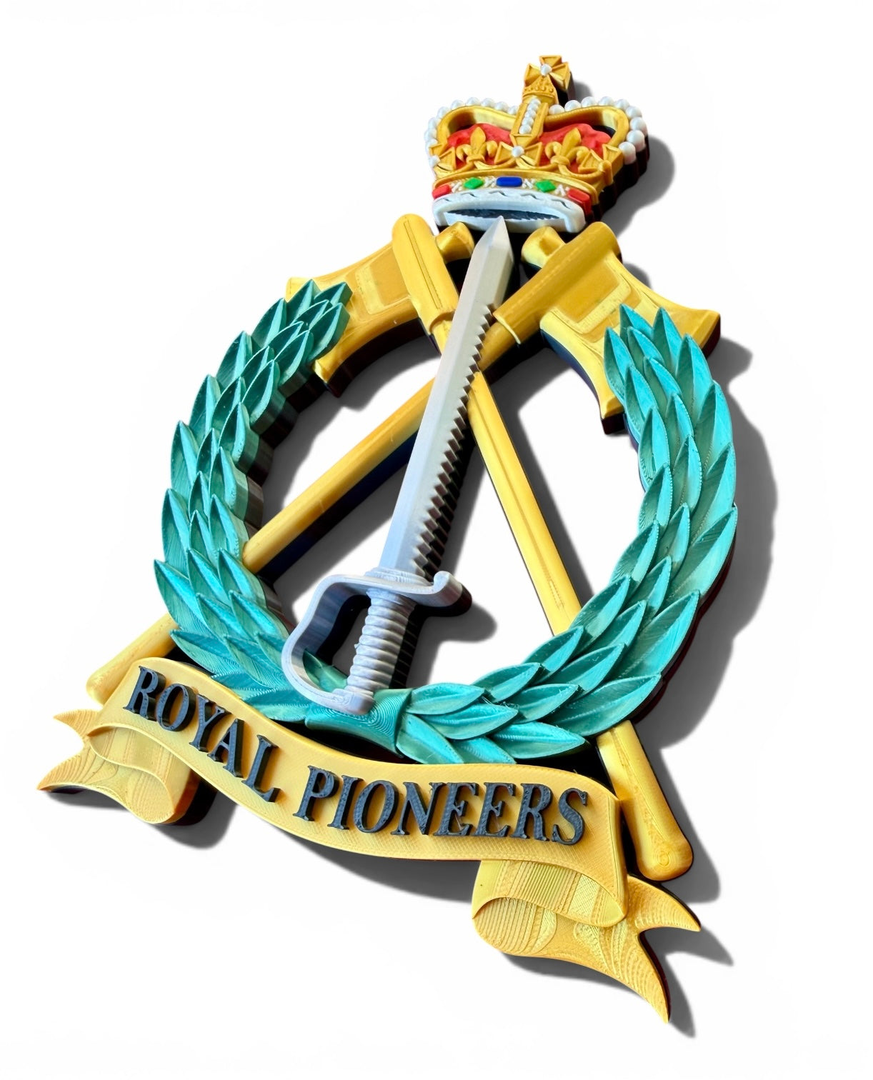 Royal Pioneers Full Colour Cap Badge Crest | Officially Licensed