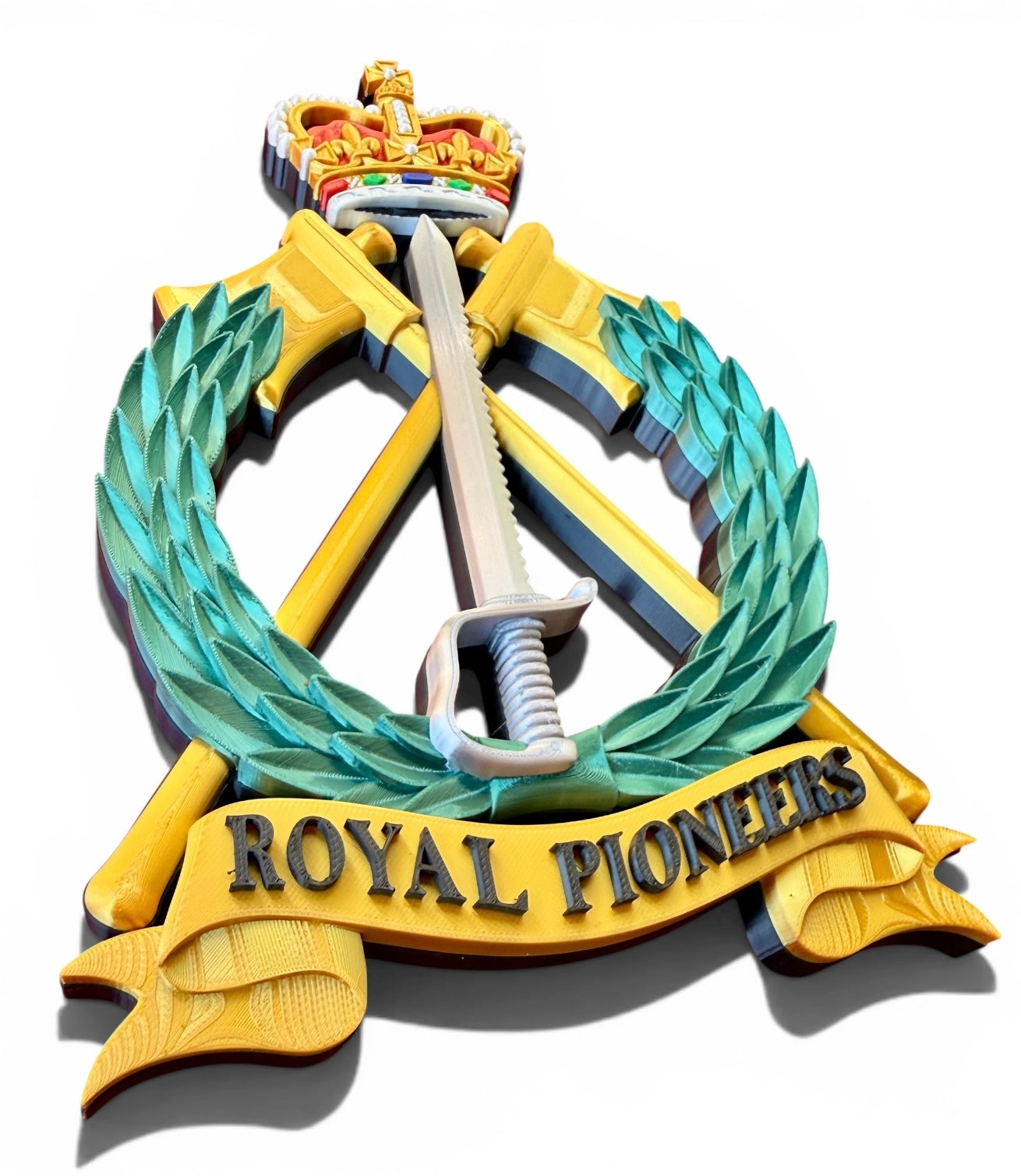 Royal Pioneers Full Colour Cap Badge Crest | Officially Licensed