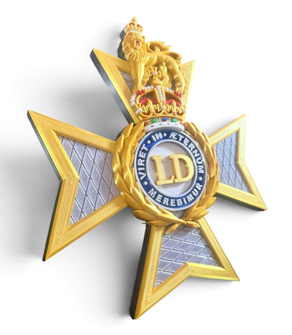 The Light Dragoons Cap Badge – King's Crown | Officially Licensed
