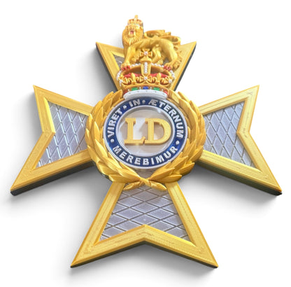 The Light Dragoons Cap Badge – King's Crown | Officially Licensed