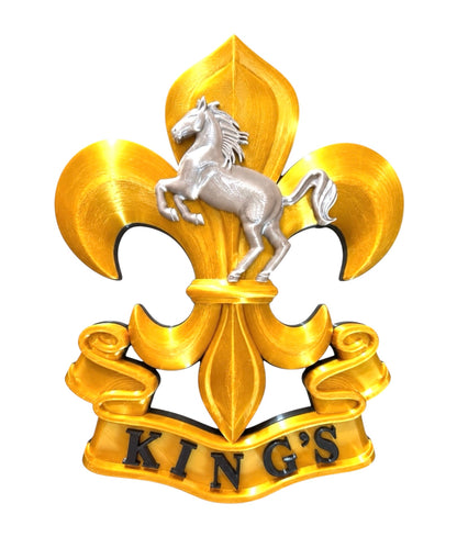 The King's Regiment Cap Badge | Officially Licensed