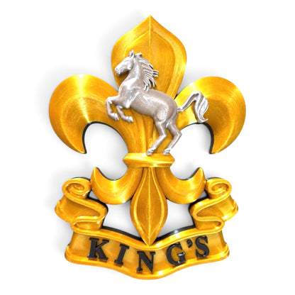 The King's Regiment Cap Badge | Officially Licensed