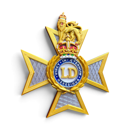 The Light Dragoons Cap Badge – King's Crown | Officially Licensed