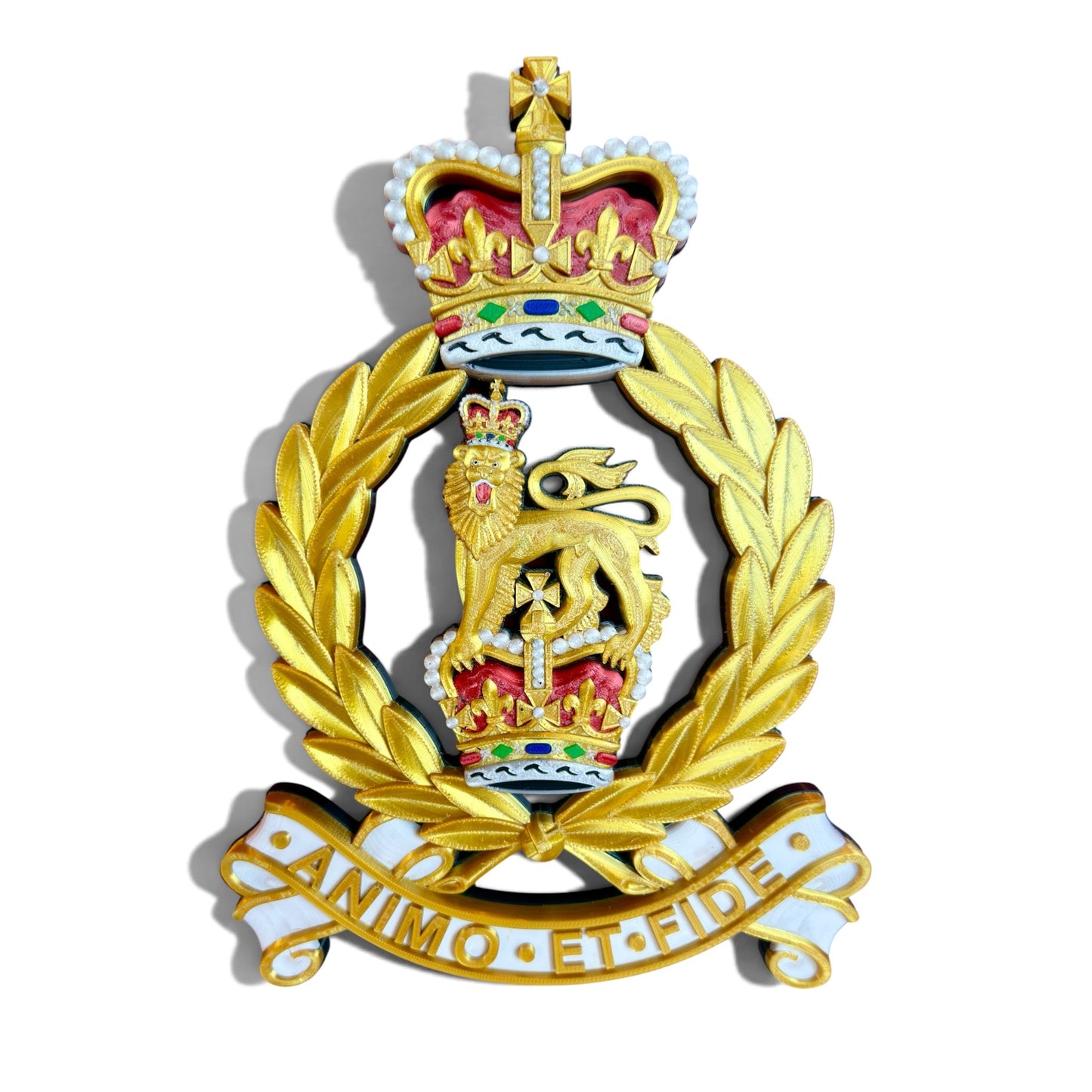 Adjutant General's Corps Queen's Crown Cap Badge | Officially Licensed