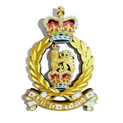 Adjutant General's Corps Queen's Crown Cap Badge | Officially Licensed