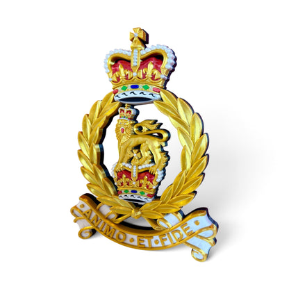 Adjutant General's Corps Queen's Crown Cap Badge | Officially Licensed