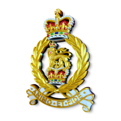 Adjutant General's Corps Queen's Crown Cap Badge | Officially Licensed