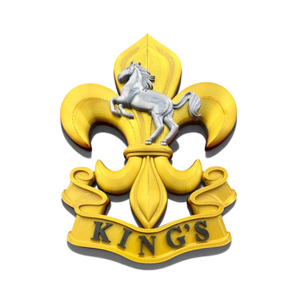 The King's Regiment Cap Badge | Officially Licensed