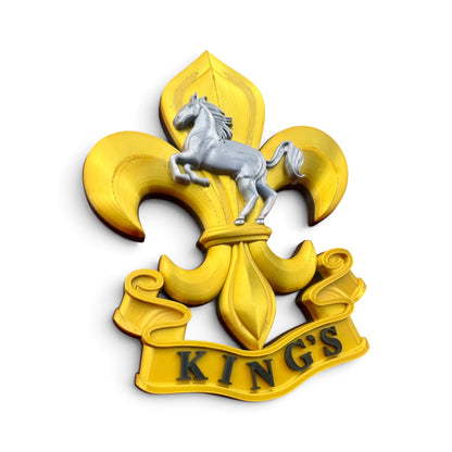 The King's Regiment Cap Badge | Officially Licensed