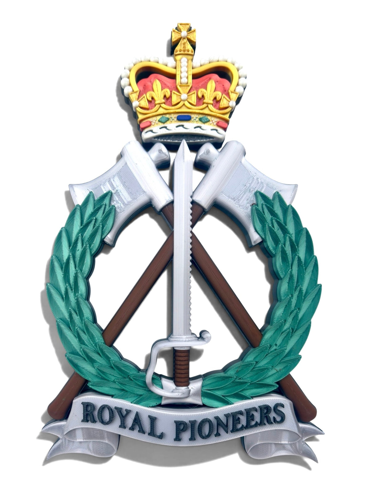 Royal Pioneer Corps Full Colour Cap Badge | Officially Licensed