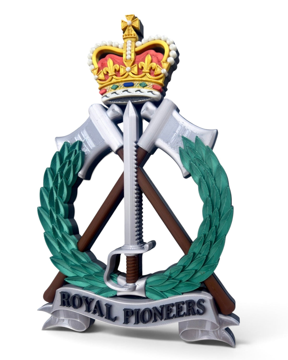 Royal Pioneer Corps Full Colour Cap Badge | Officially Licensed
