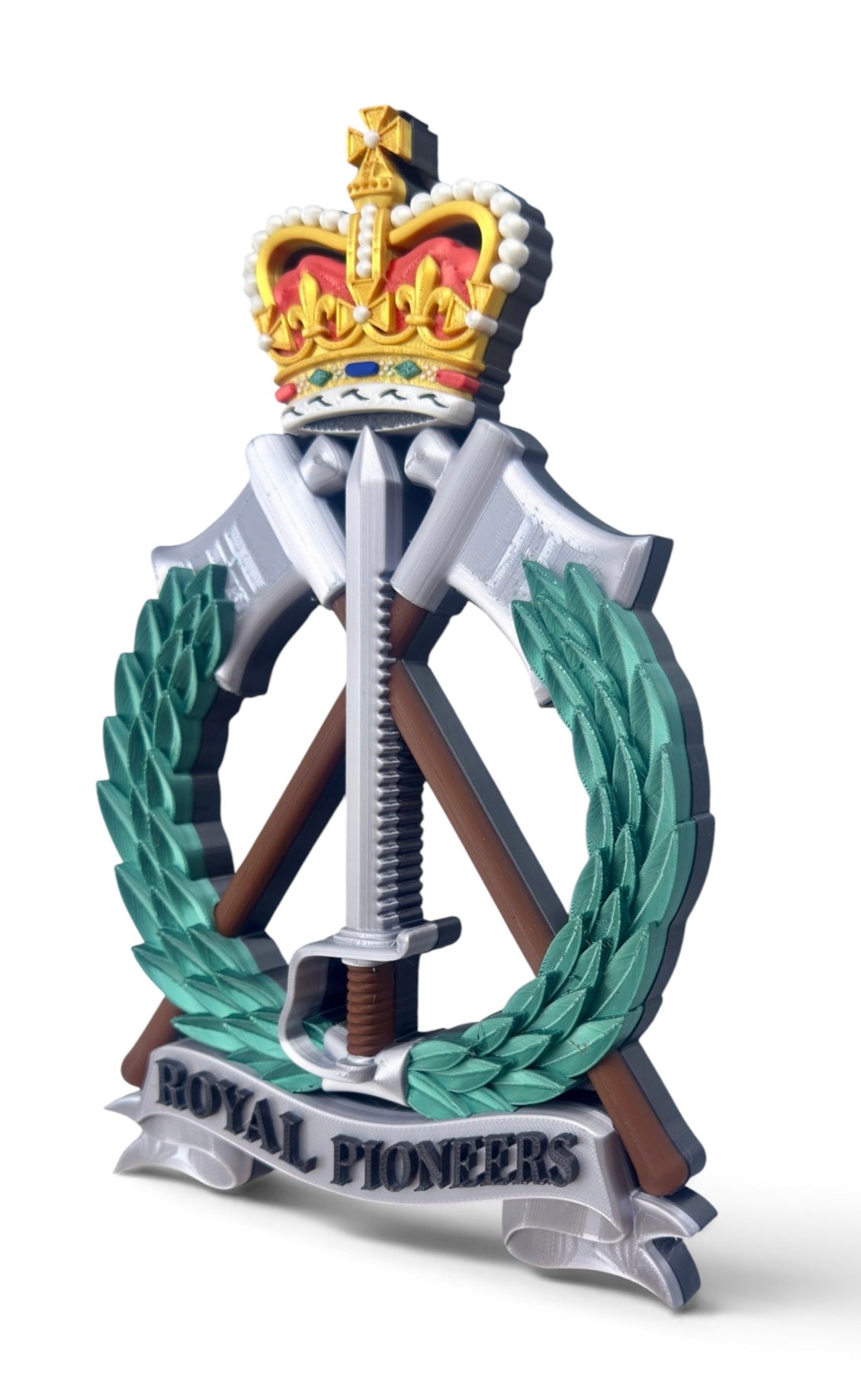 Royal Pioneer Corps Full Colour Cap Badge | Officially Licensed