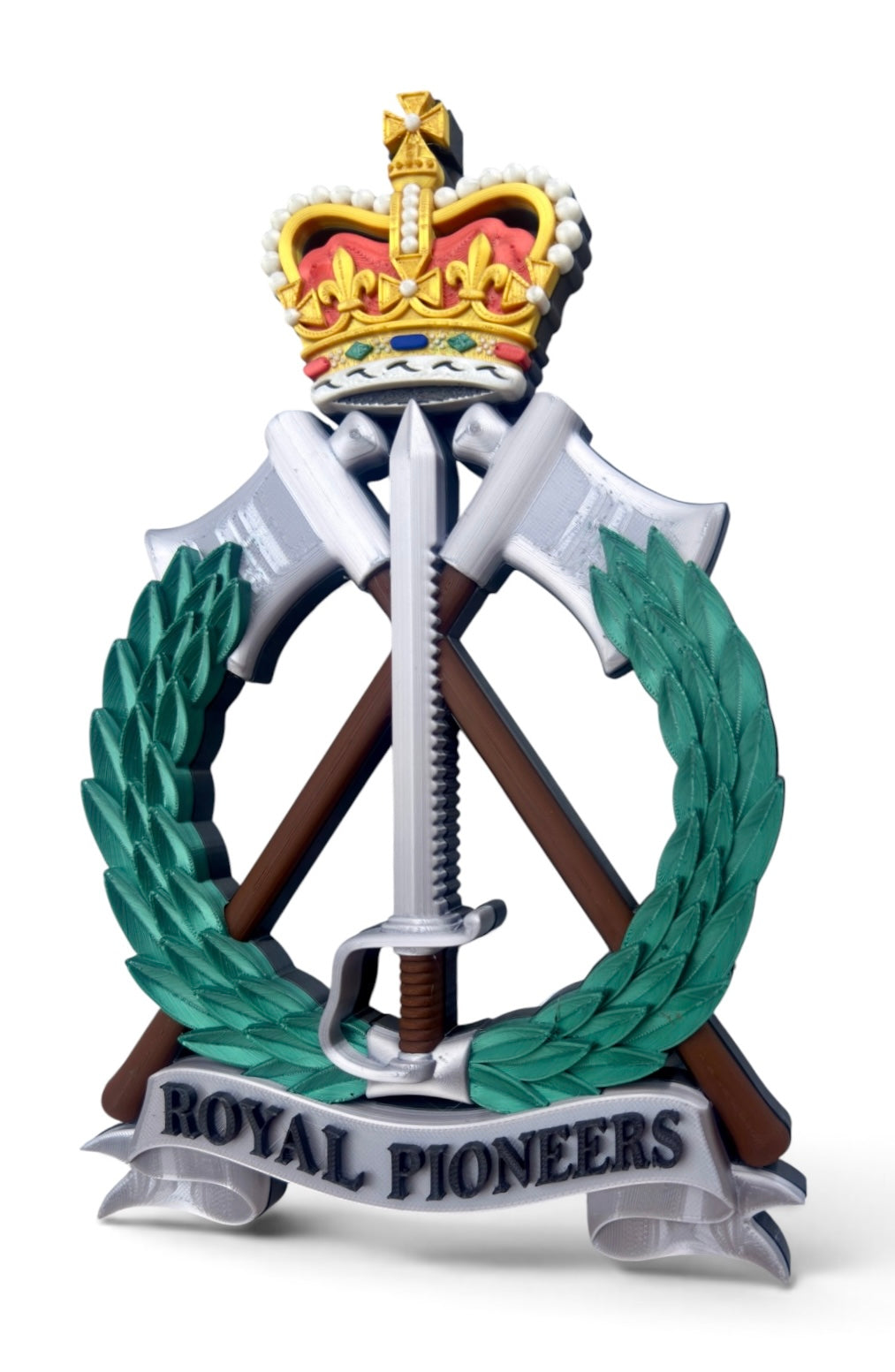 Royal Pioneer Corps Full Colour Cap Badge | Officially Licensed