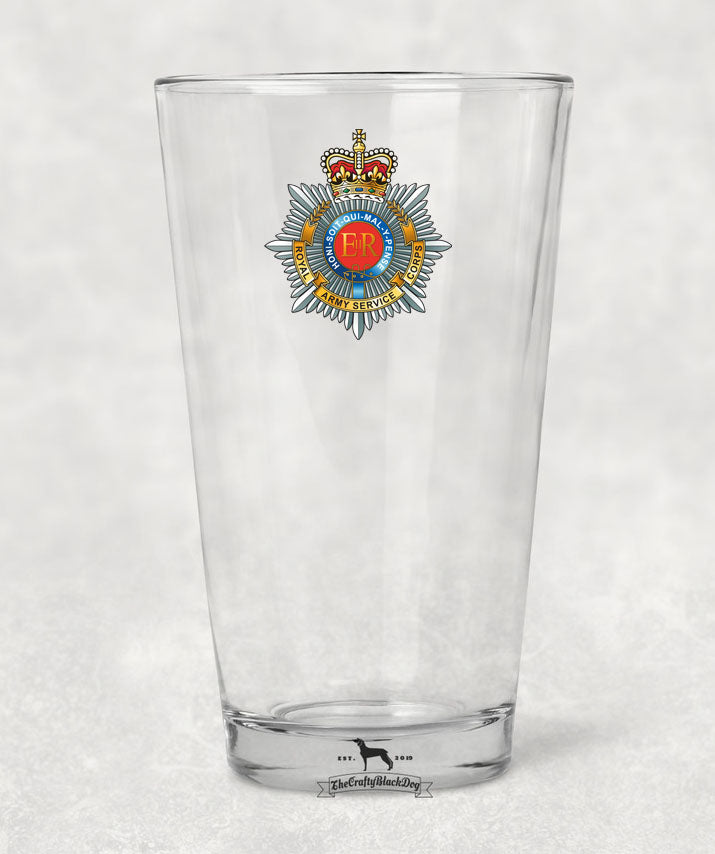 Royal Army Service Corps - Pint Glass
