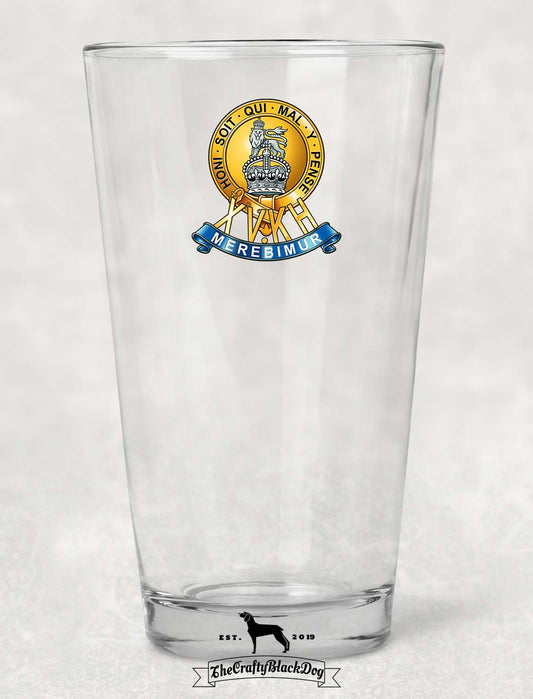 15th The King's Hussars - Pint Glass