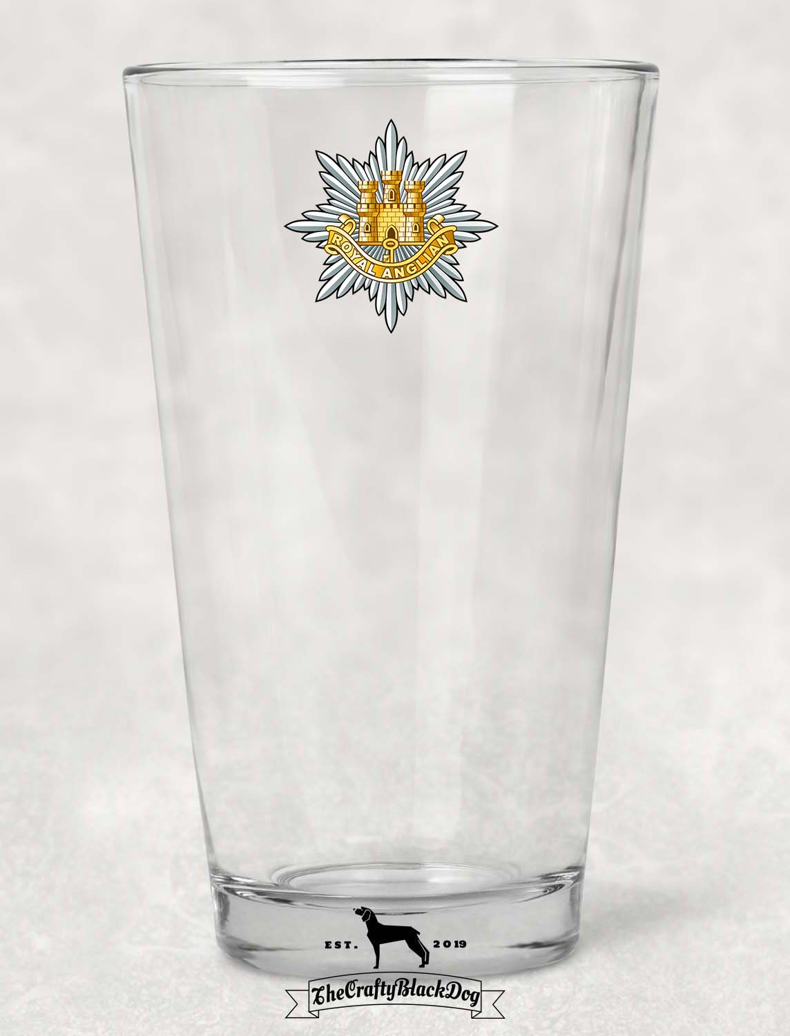 Royal Anglian Regiment - Pint Glass
