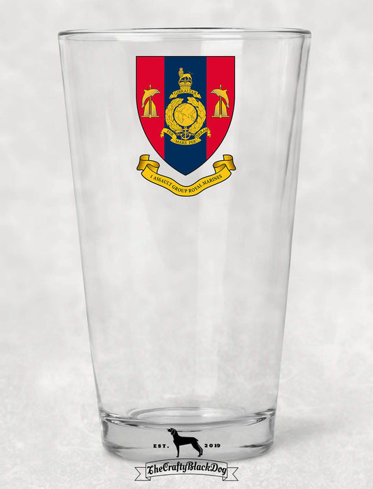 1 Assault Gp RM - Pint Glass